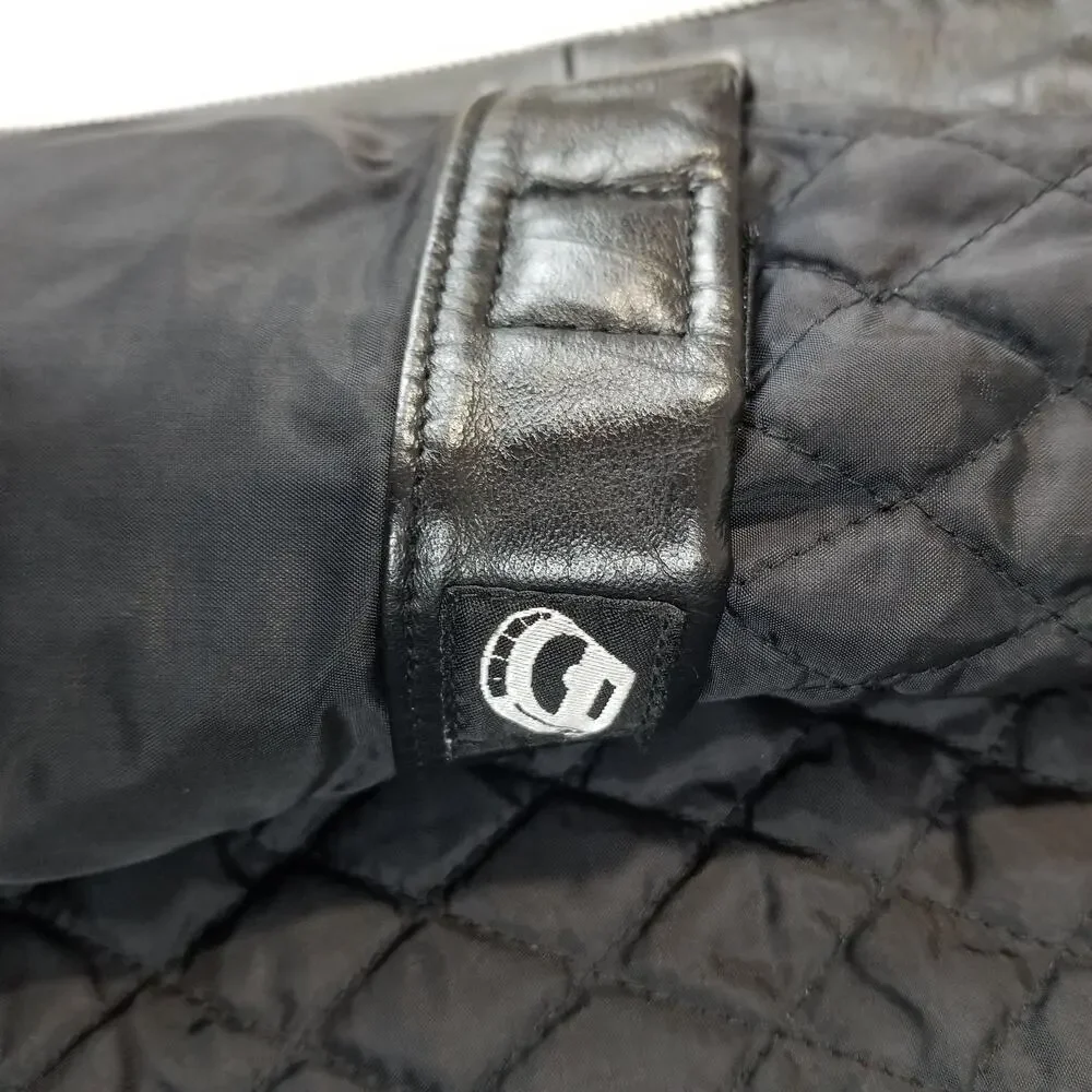 M Julian Leather Jacket Mens Medium Wilsons Zip Quilted Lined Pockets Classic